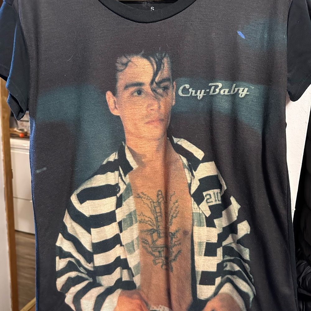 Cry-Baby Graphic Black T-Shirt